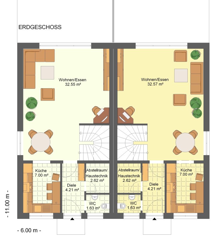 Kowalski Haus Maya-Viola 157 Grundriss - Erdgeschoss